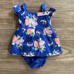 Janie and Jack Floral Babygirl Dress